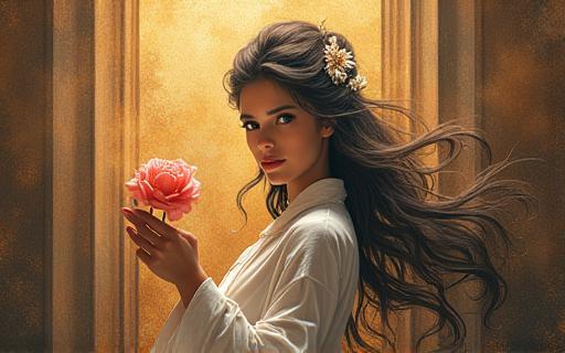 Elegant artwork representing art news